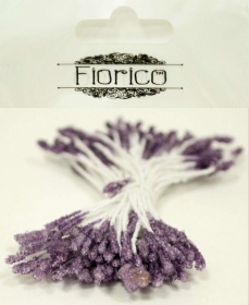 Тычинки для искусственных цветов TIC/B-1.5 10 х 85 шт "Fiorico" сливовый/plum
