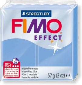 Пластика Fimo effect голубой агат брус 56г