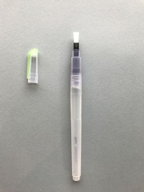 Кисть с резервуаром AQUANTECH синтетика плоская маленькая №6