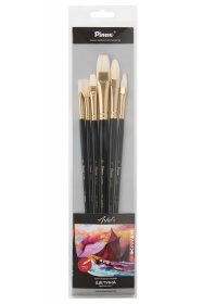 Набор кистей "artists classic line" щетина 6 шт. АССОРТИ