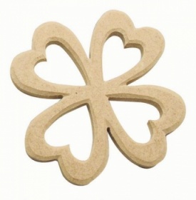 Фигурка"цветок" из МДФ, для декорирования, 7,5  см