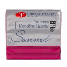 Пластика "Sonnet" малиновый, брус 56 гр.